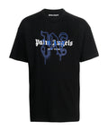Palm Angels Sprayed New York Black/Blue T-Shirt