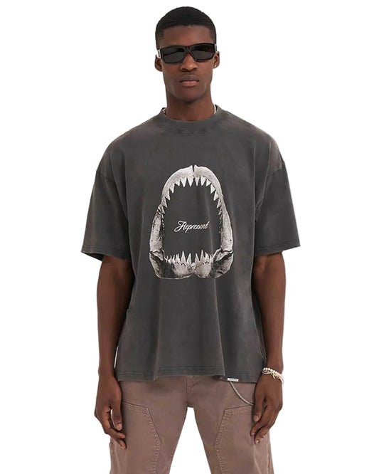 Represent Shark Vintage Grey T-Shirt