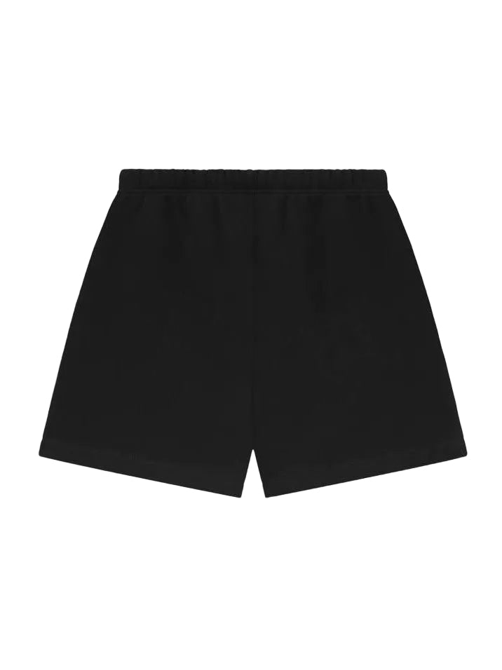 Essentials Fleece Track Black Shorts