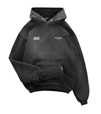Represent Owners Club x Oasis Vintage Grey Hoodie