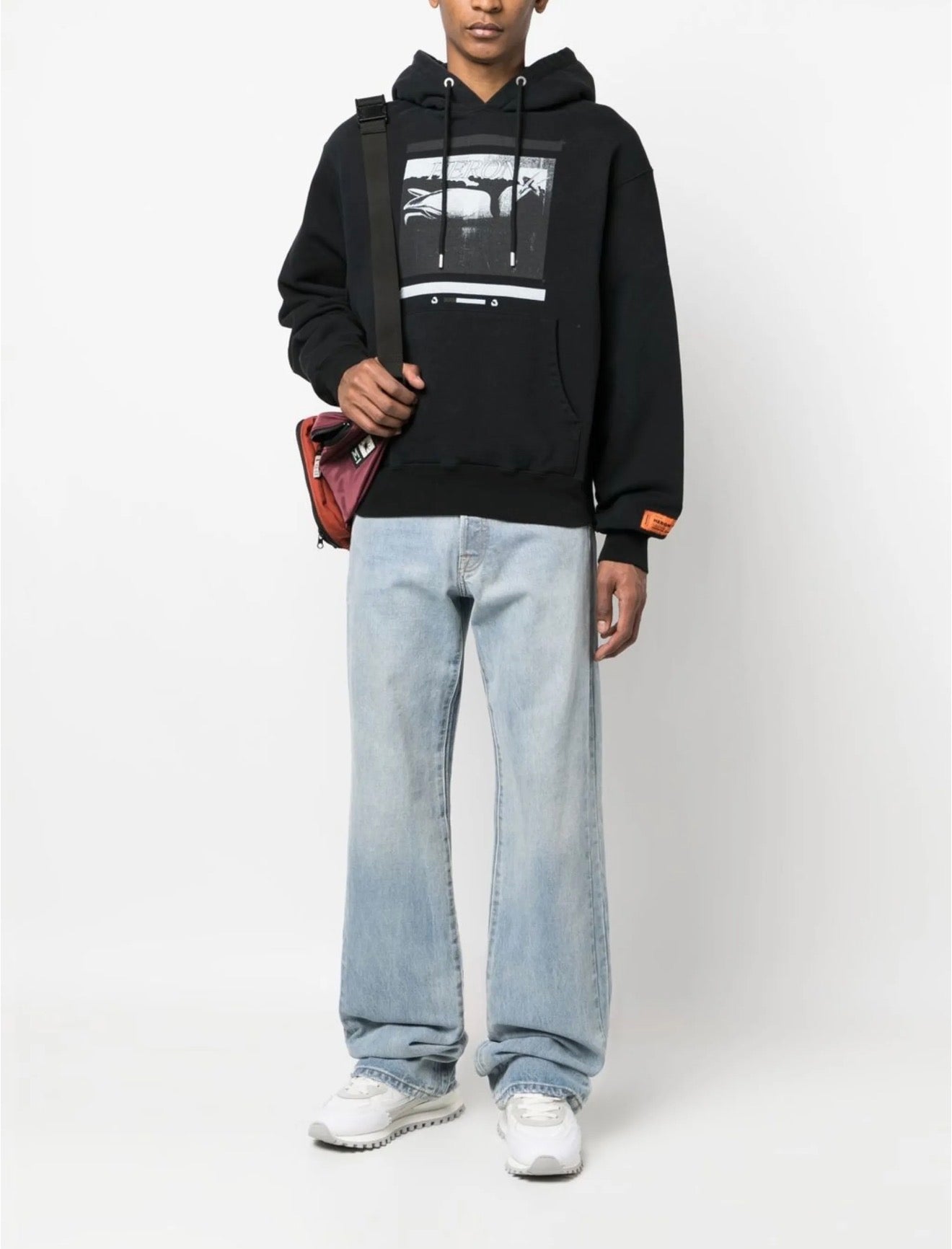 Heron Preston Graphic-Print Hoodie
