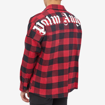 Palm Angels Curved Logo Overshirt