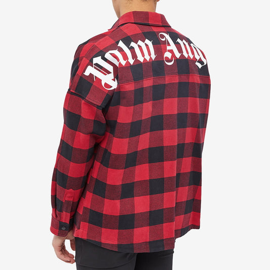 Palm Angels Curved Logo Overshirt