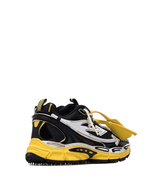 Off White Be Right Back Black/Yellow Sneakers
