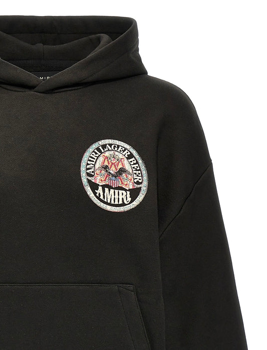 Amiri Eagle Logo Oversized Hoodie