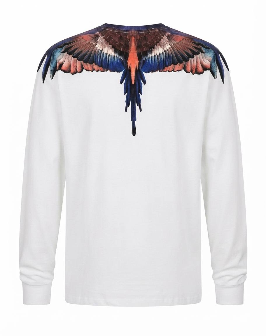 Marcelo Burlon White/Multilogo Longsleeve