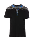 Marcelo Burlon Wings Black/Blue T-Shirt