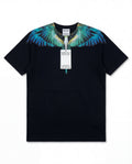 Marcelo Burlon Kids Black/Multicolour T-Shirt