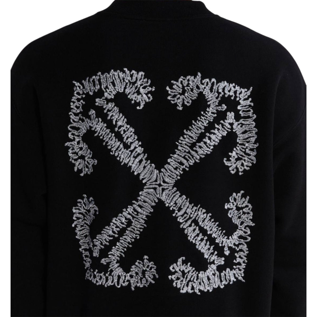 Off White Arrow Crewneck Black SweatShirt