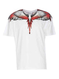 Marcelo Burlon Icon wings White/Red T-Shirt