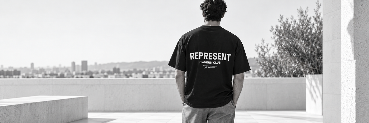 Брендовий одяг Represent — чорно-біла світлина за товаром із каталогу KKAITEW